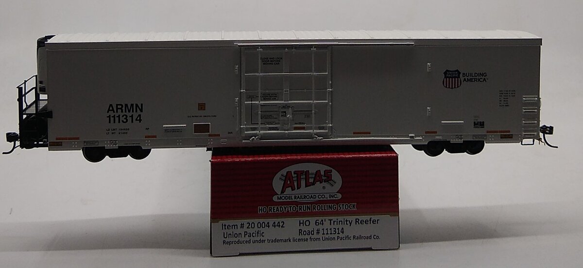 Atlas 20004442 HO Union Pacific 64' Trinity Reefer #111314