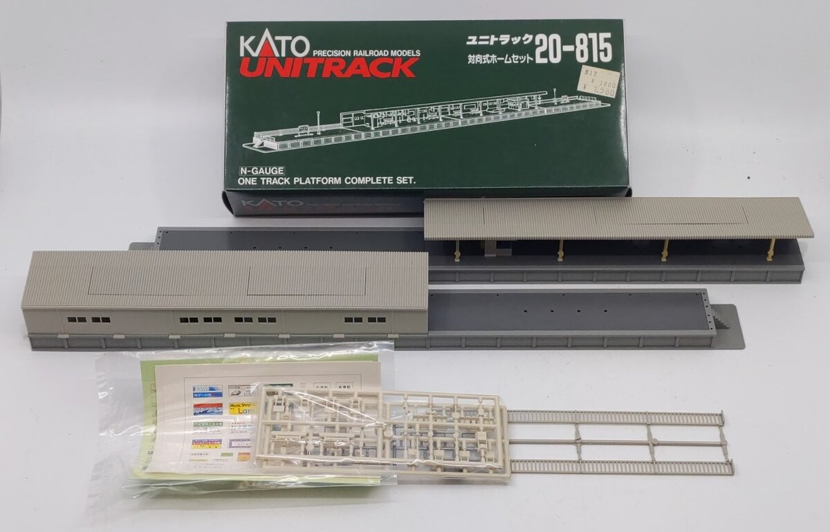 KATO Nゲージ プラットフォームセット 20-815 Kato 20-815 N One Track Platform Complete Set – Trainz