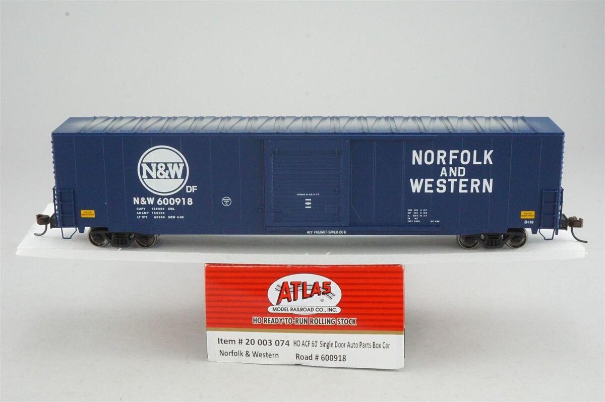 Atlas 20003074 HO Scale Norfolk & Western Box Car #600918