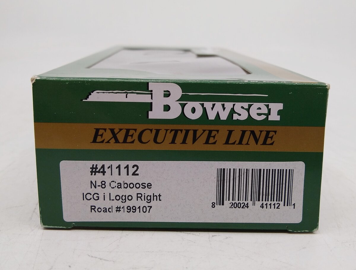 Bowser 41112 HO Illinois Central Gulf PRR N8 Caboose Executive Line #199107