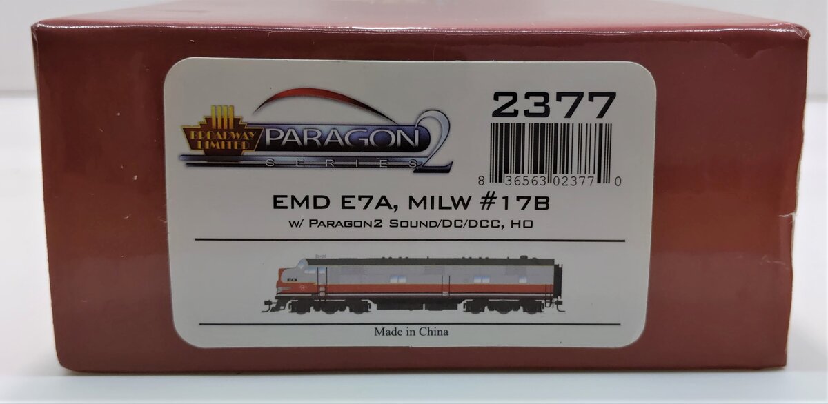 Broadway Limited 2377 HO Milwaukee Road EMD E7A Diesel Loco w/Paragon2™ #17B