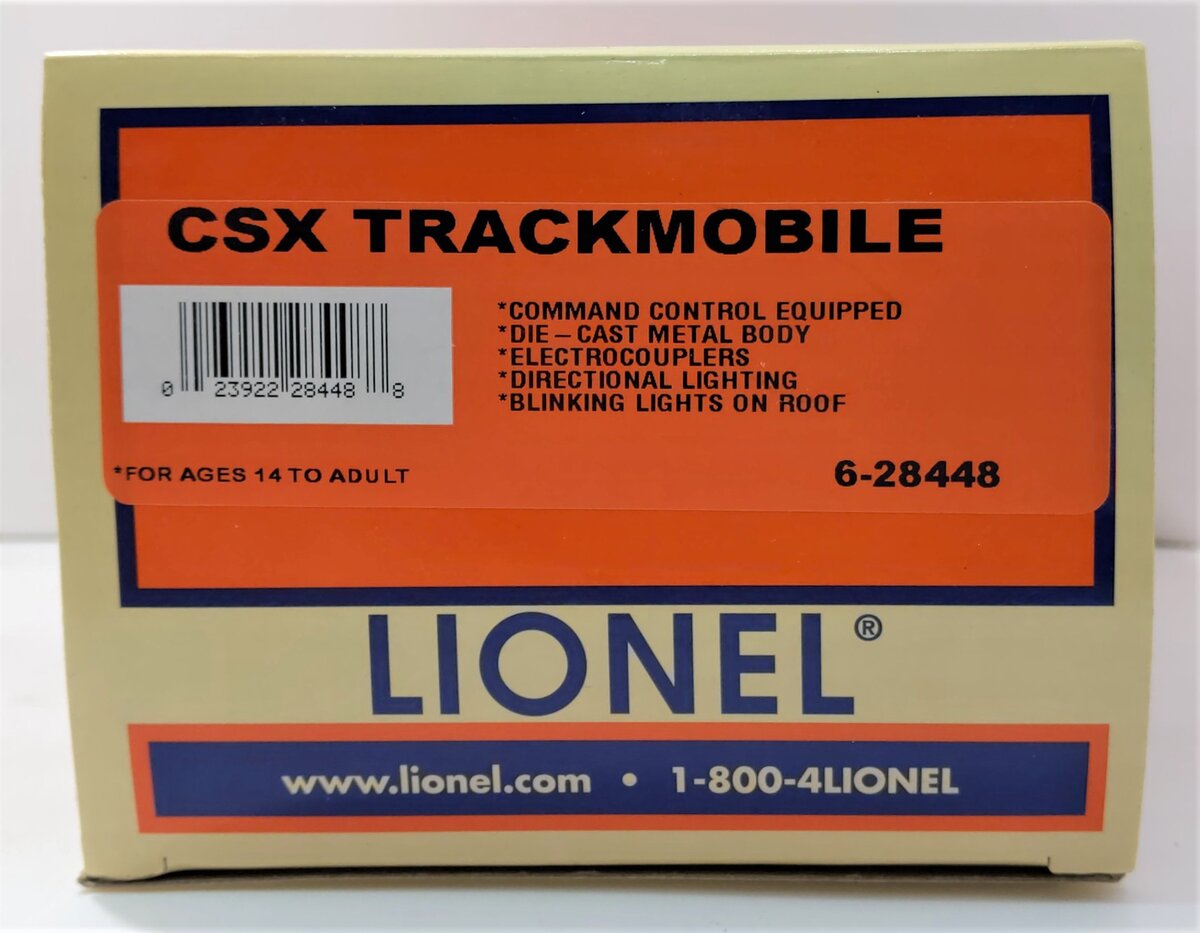Lionel 6-28448 O CSX Trackmobile #4850
