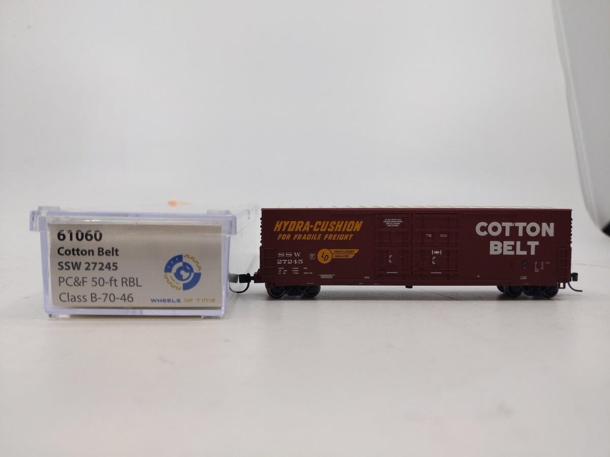 Wheels of Time 61060 PC&F 50' 70-Ton RBL Double Plug-Door Boxcar #27245