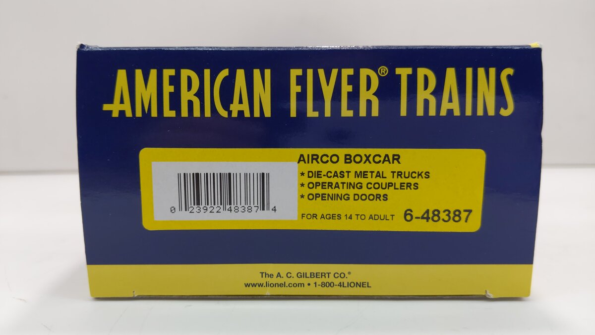 American Flyer 6-48387 S Scale AIRCO Boxcar #4838