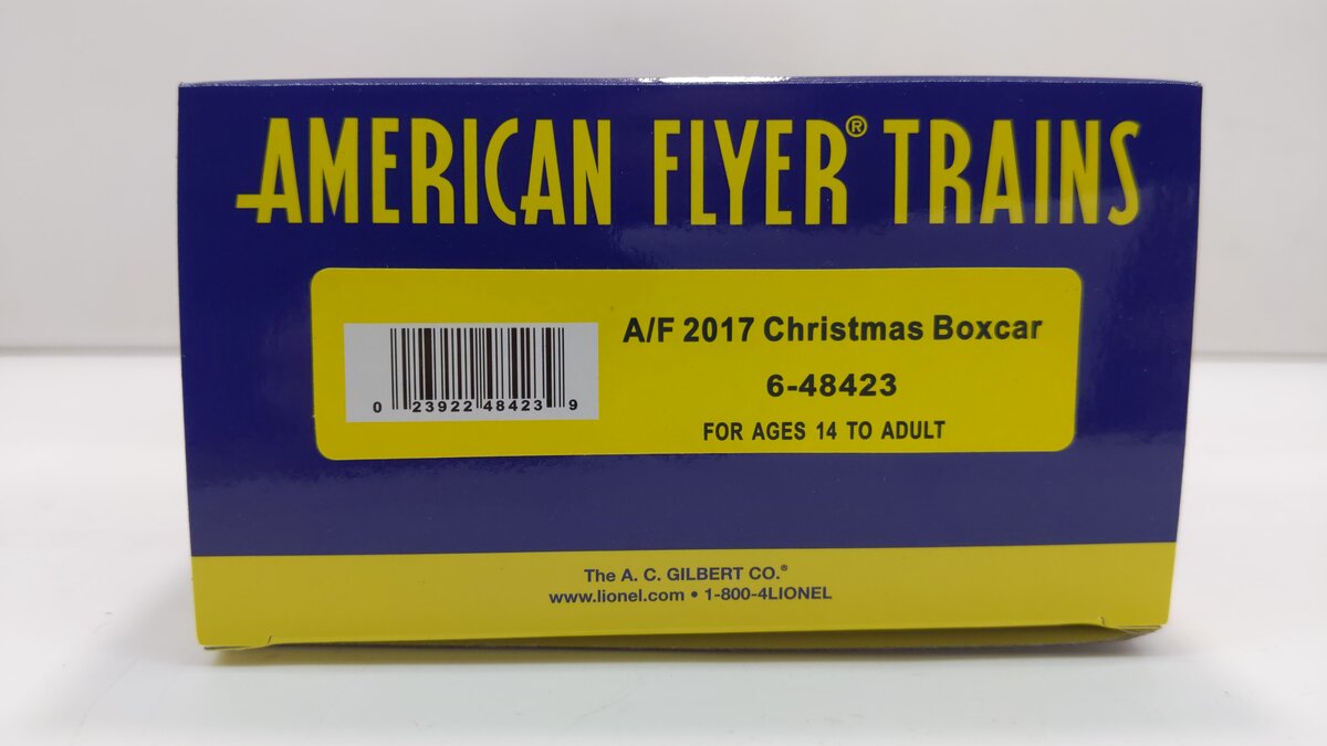 American Flyer 6-48423 S Gauge 2017 Christmas Boxcar