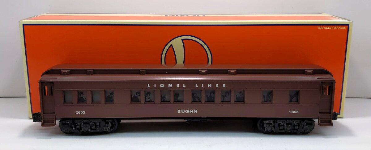 Lionel 6 29139 O Gauge Lionel Line Kughn Madison Passenger Car 2655 Trainz