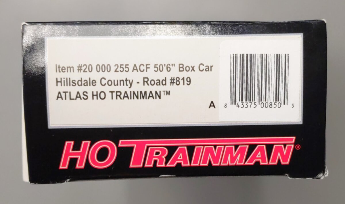 Atlas 20000255 Hillsdale 50'6" Boxcar #819