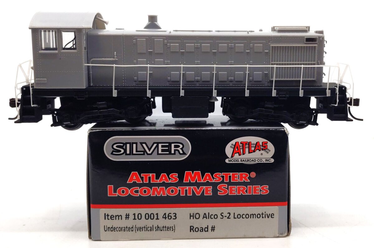 Atlas 10001463 HO Undecorated Vertical Shutters Alco S2 Diesel Engine