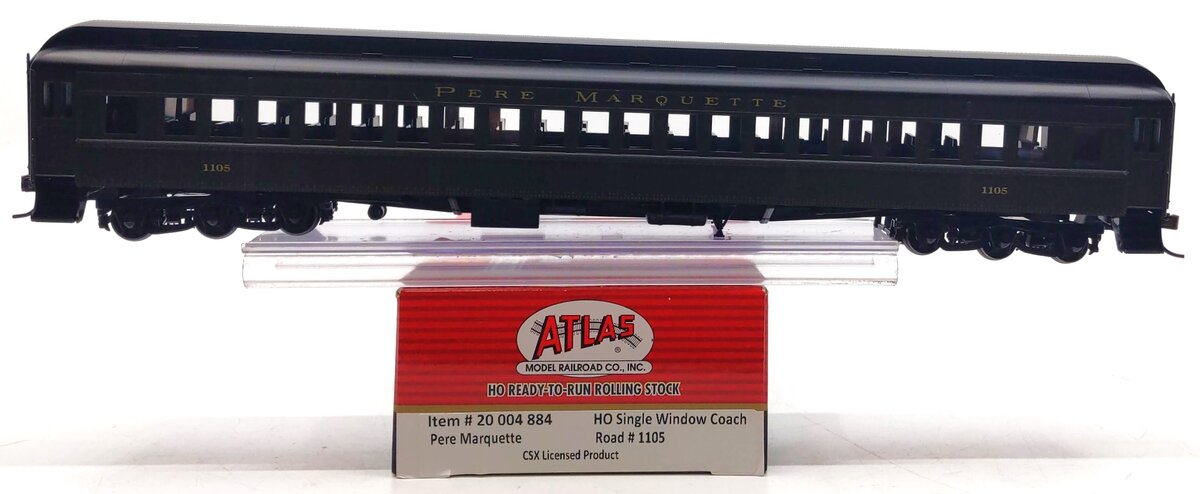Atlas 20004884 HO Pere Marquette Single Window Coach #1105