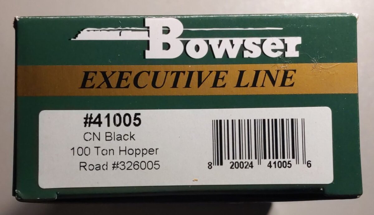 Bowser 41005 HO Scale Canadian National 100-Ton 3-Bay Open Hopper #326005