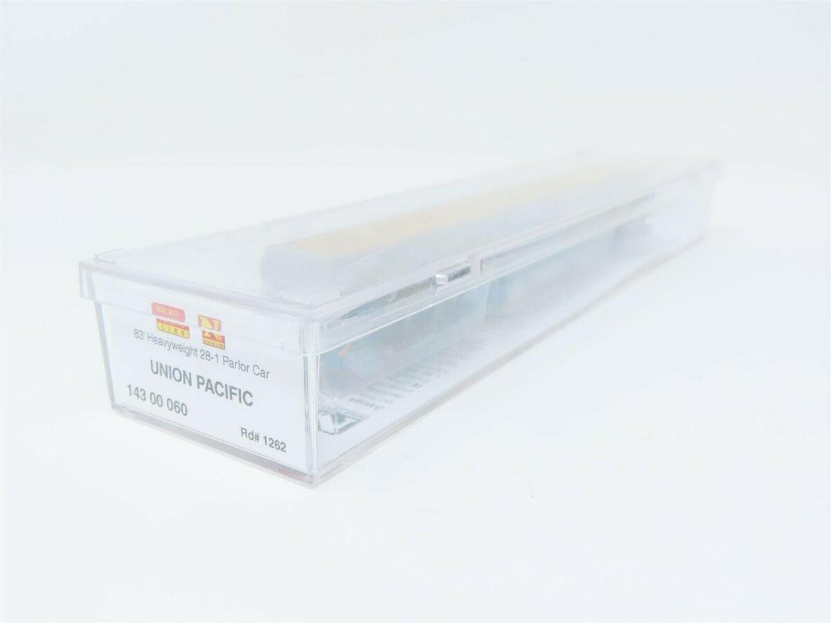 Micro-Trains 14300060 N Union Pacifc 83' 28-1 Heavyweight Parlor Car #1262