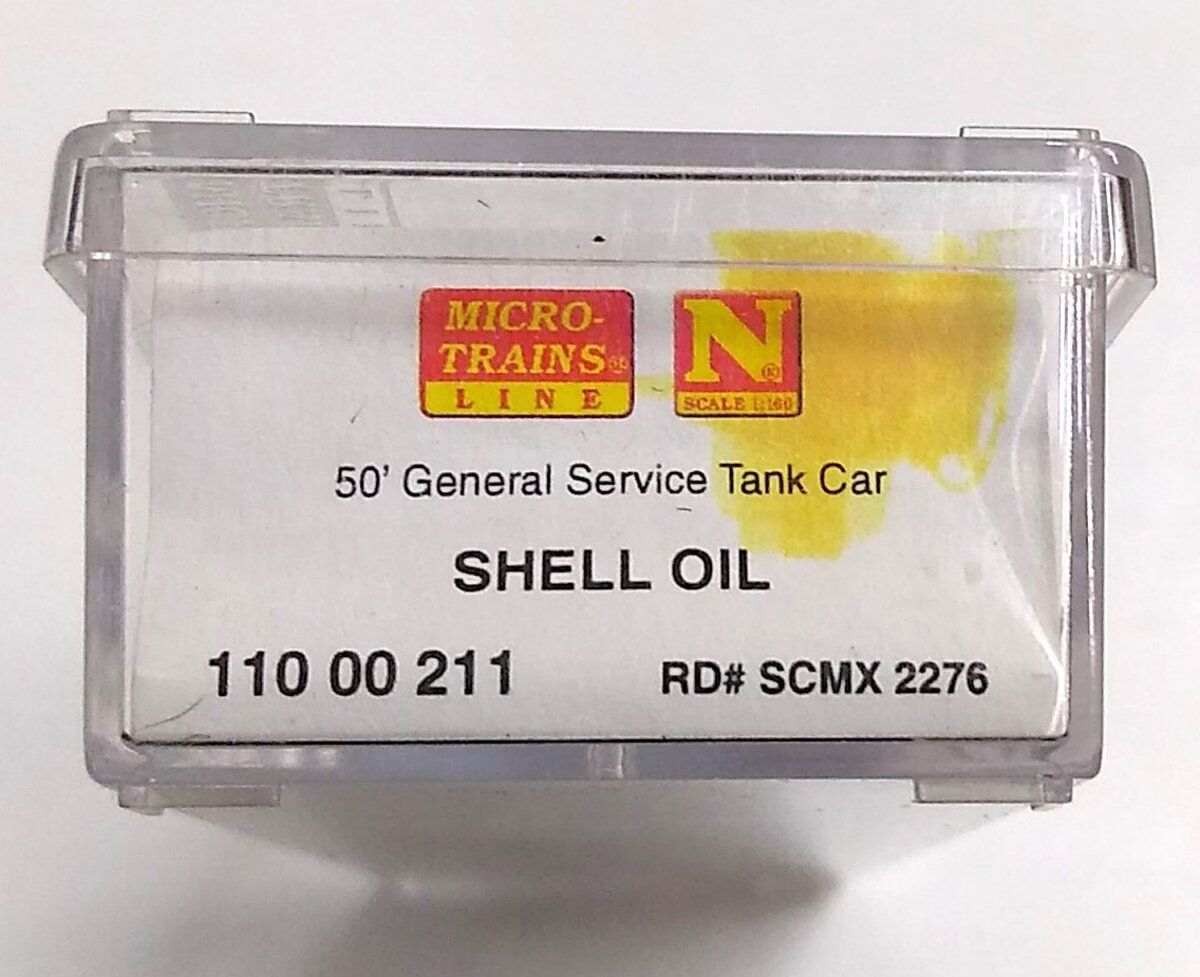 Micro-Trains 11000211 N Shell Oil 56' General Service Tank Car #2276