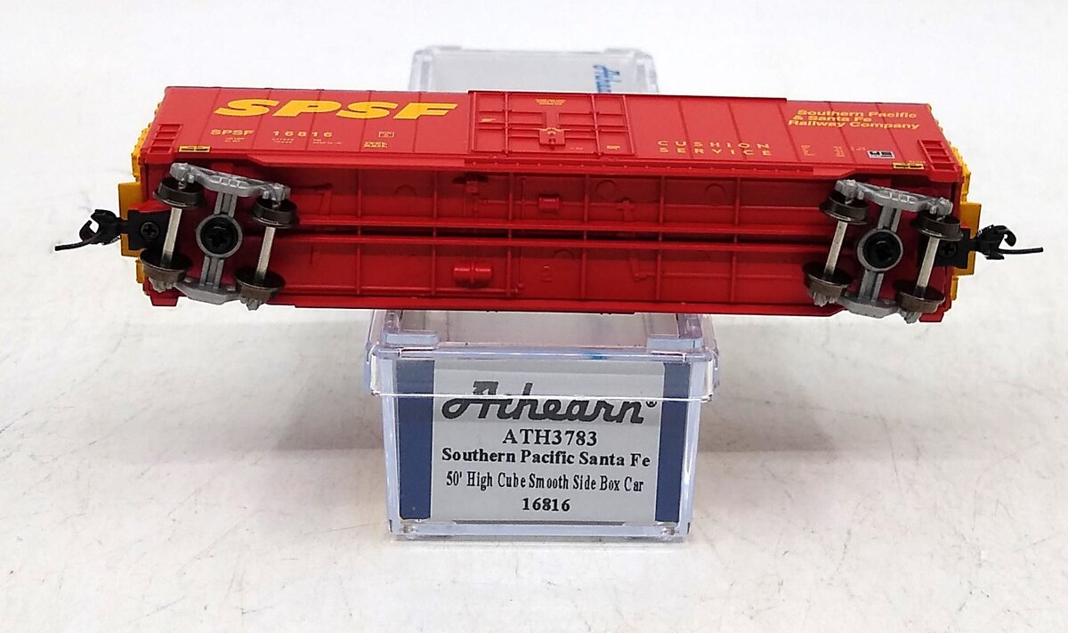 Athearn 3783 N SPSF 50' Smooth High Cube Plug Door Boxcar #16816