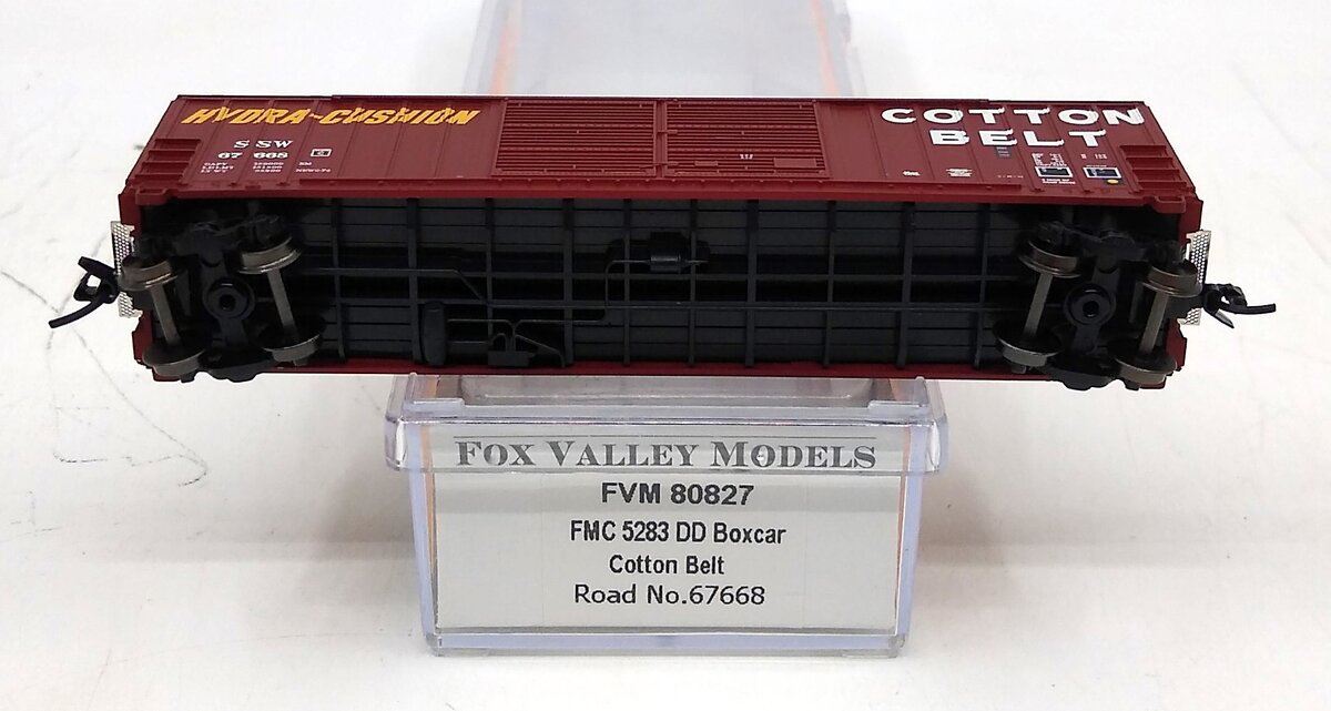Fox Valley Models 80827 N SSW Cotton Belt FMC 5283 50' DD Boxcar #67668