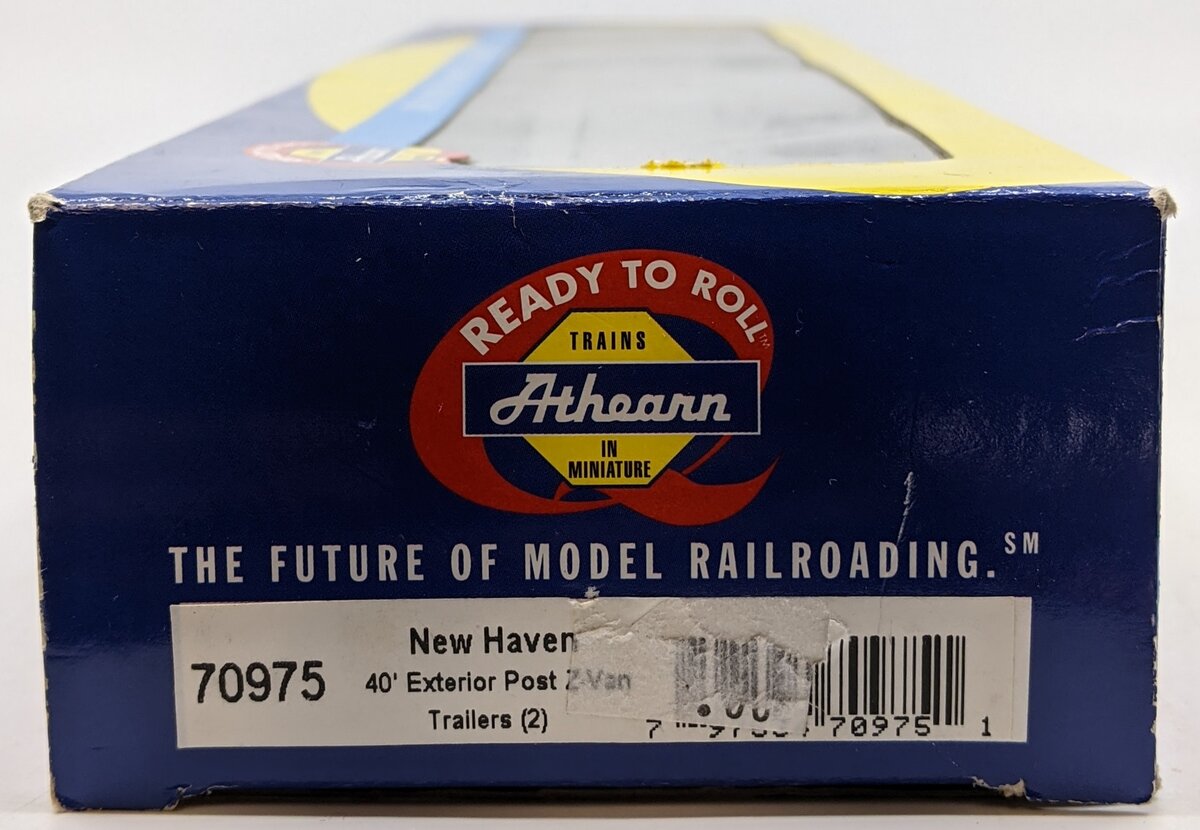 Athearn 70975 HO Scale New Haven 40' Exterior Post Trailers (Set of 2)