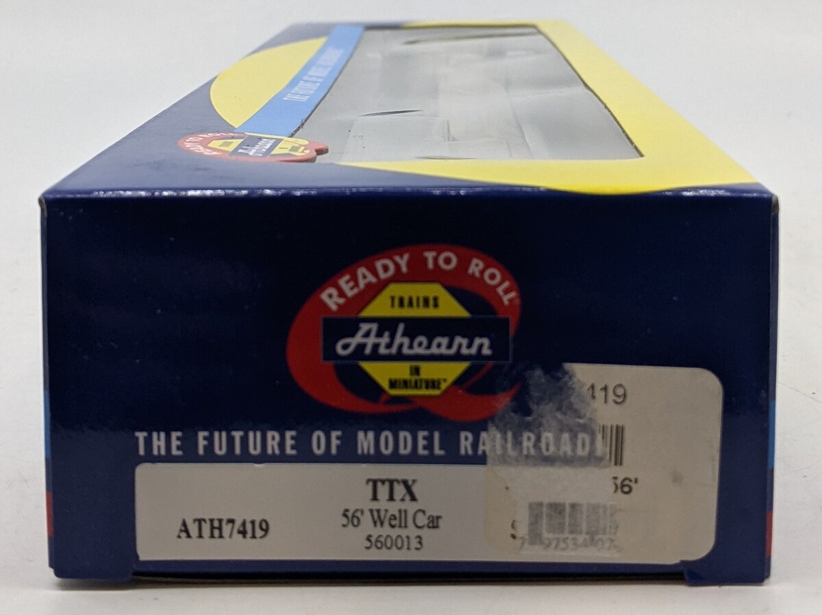 Athearn 7419 HO Scale TTX Corporation 56' Well Car #560013