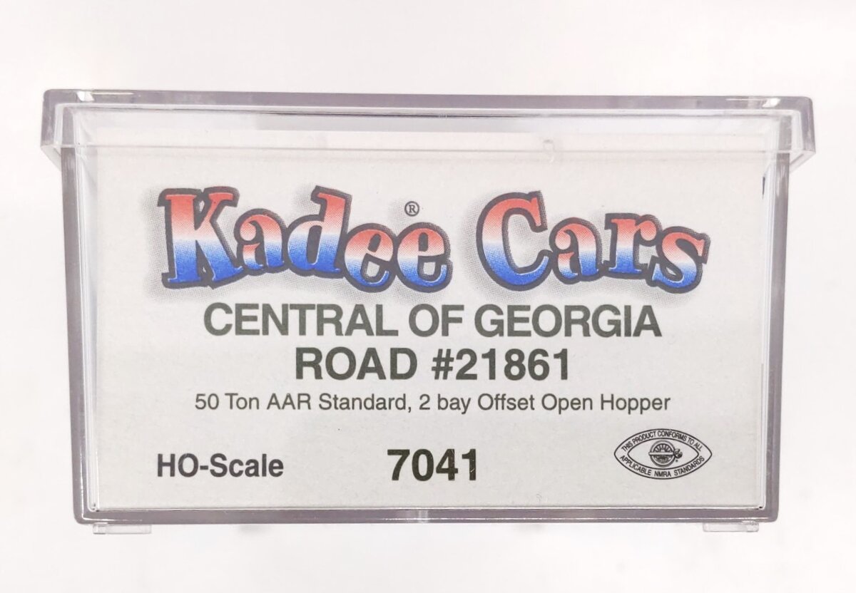 Kadee 7041 HO Central of Georgia 50-Ton Open Hopper #21861