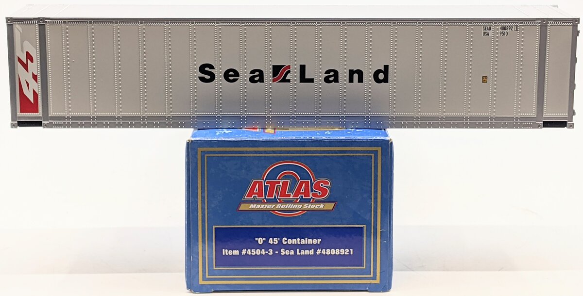Atlas 4504-3 O Gauge Sea Land 45' Container #4808921 – Trainz