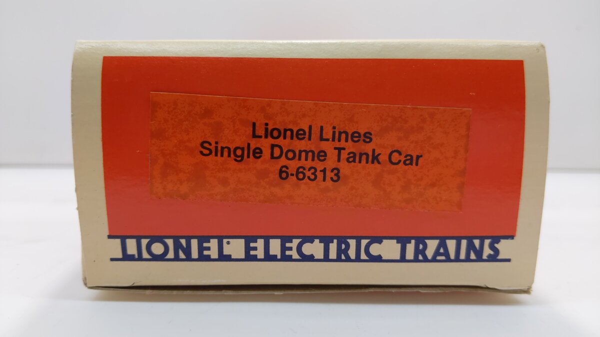 Lionel 6-6313 O Gauge Lionel Lines Single Dome Tank Car