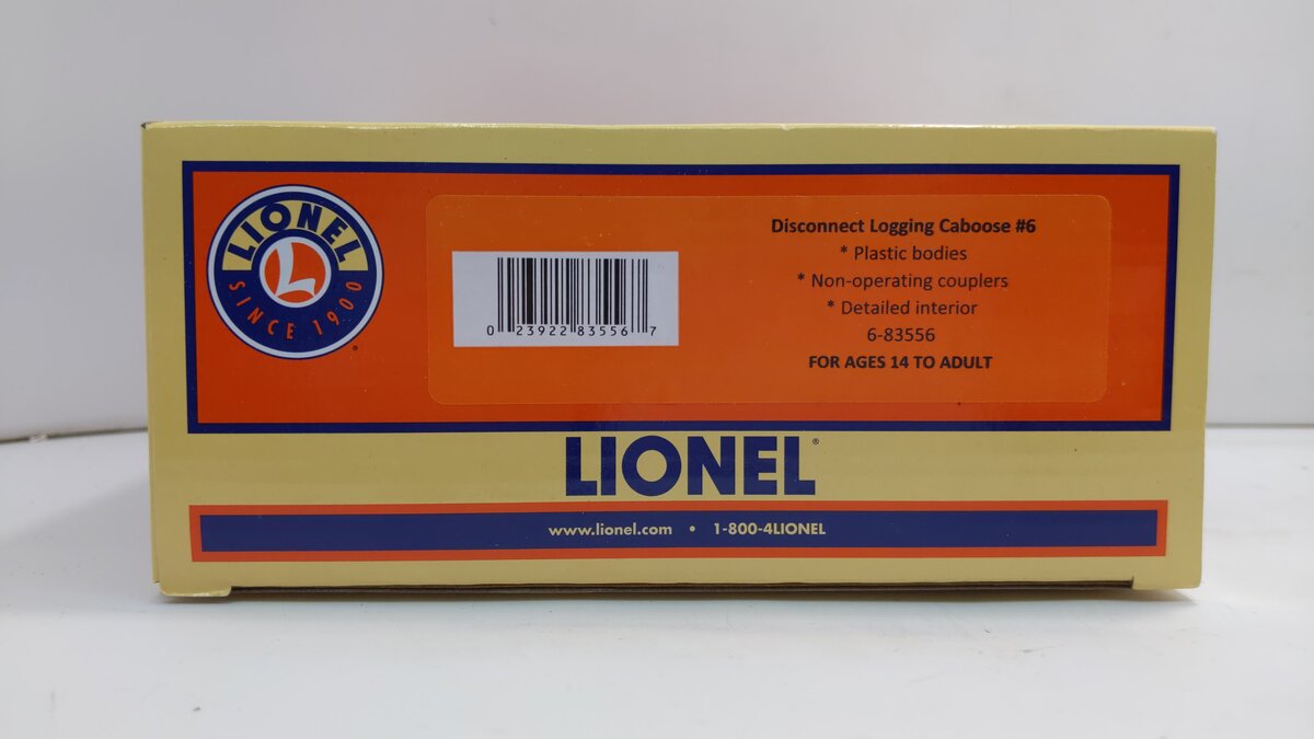 Lionel 6-83556 O Disconnect Logging Caboose Brown #6