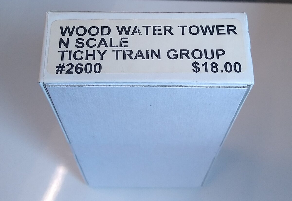 Tichy 2600 N Scale Wood Water Tank Kit