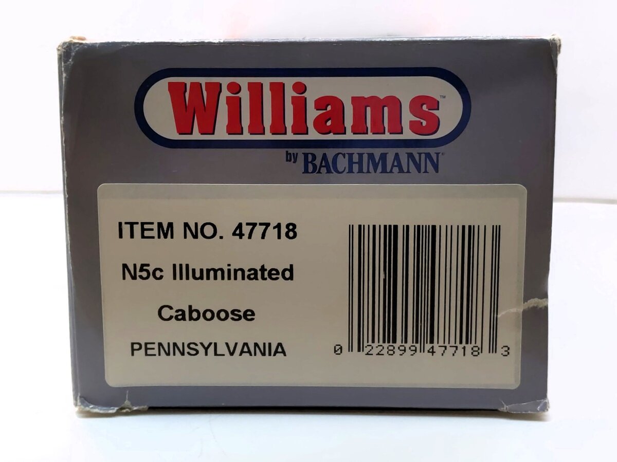 Williams 47718 PRR N5C Porthole Caboose