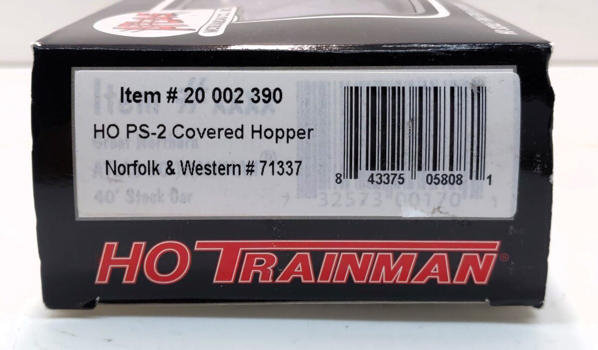 Atlas 20002390 HO N&W Trainman PS-2 Covered Hopper #71337