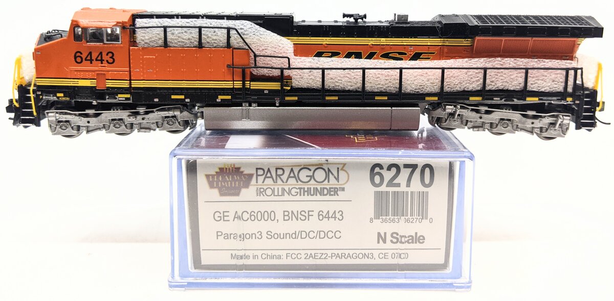 Broadway Limited 6270 N BNSF GE AC6000 Diesel Locomotive #6443 w