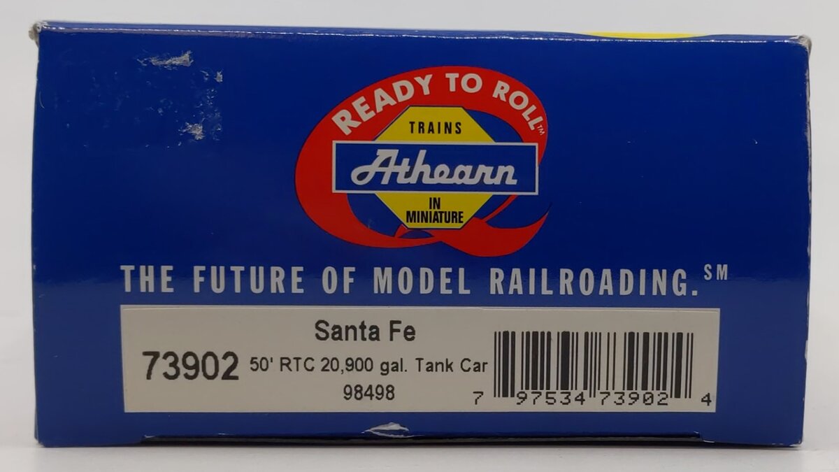 Athearn 73902 HO Scale Santa Fe RTC 20,900 Gallon Tank Car #98498