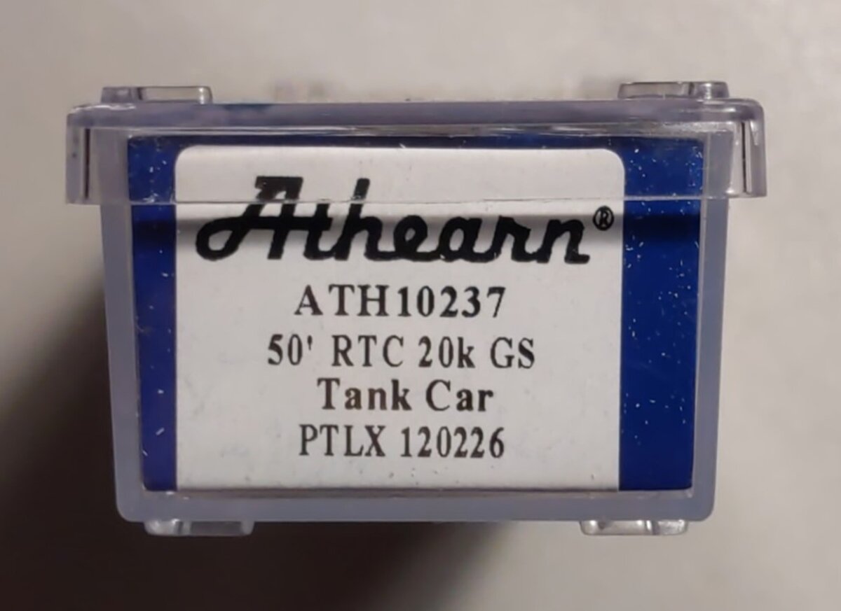 Athearn 10237 N Scale PTLX 50' RTC 20K GS Tank Car #120226