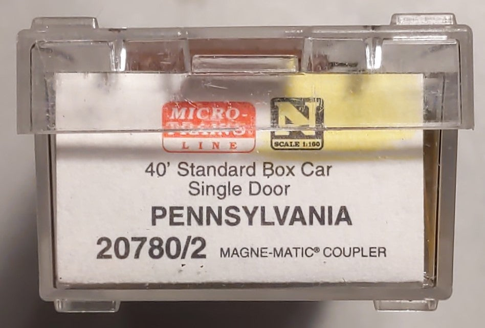 Micro-Trains 20780/2 N-Scale Pennsylvania 40' PS-1 Boxcar #603120