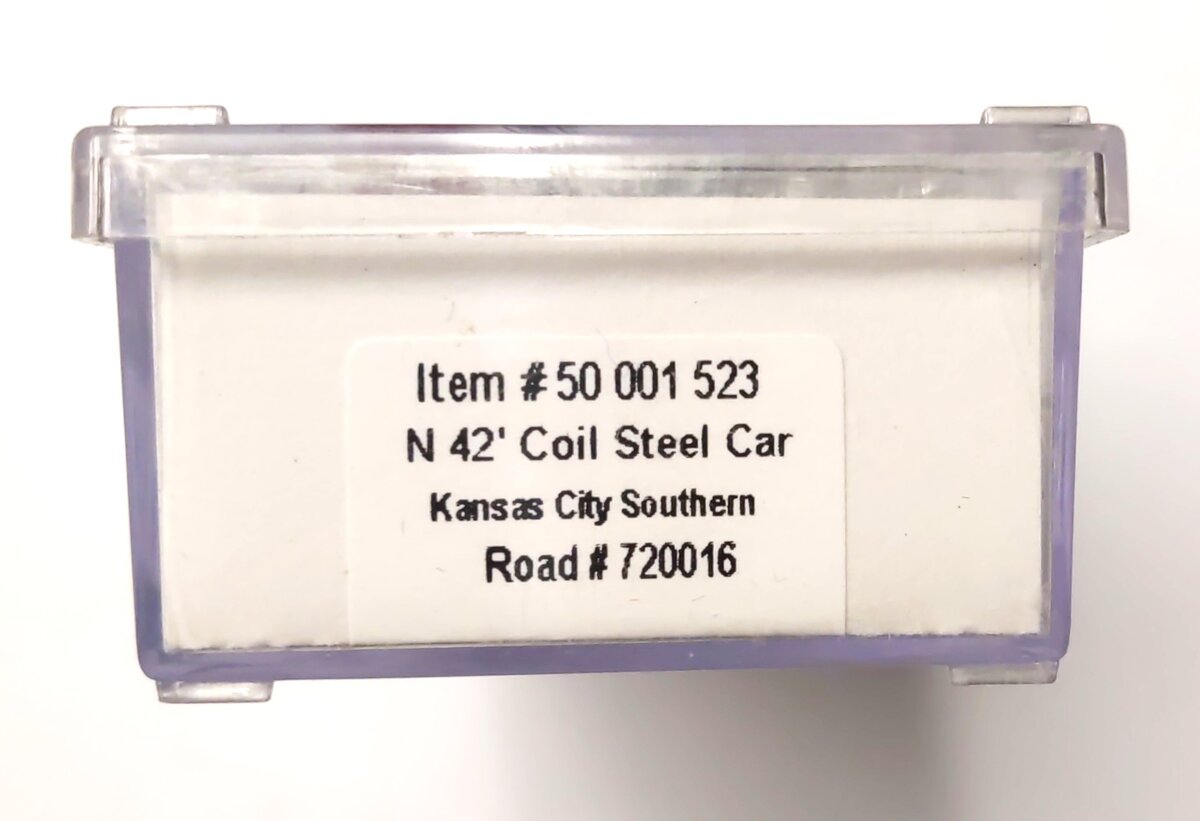 Atlas 50001523 N Scale KCS 42' Coil Steel Car w/Fishbelly Sides #720016
