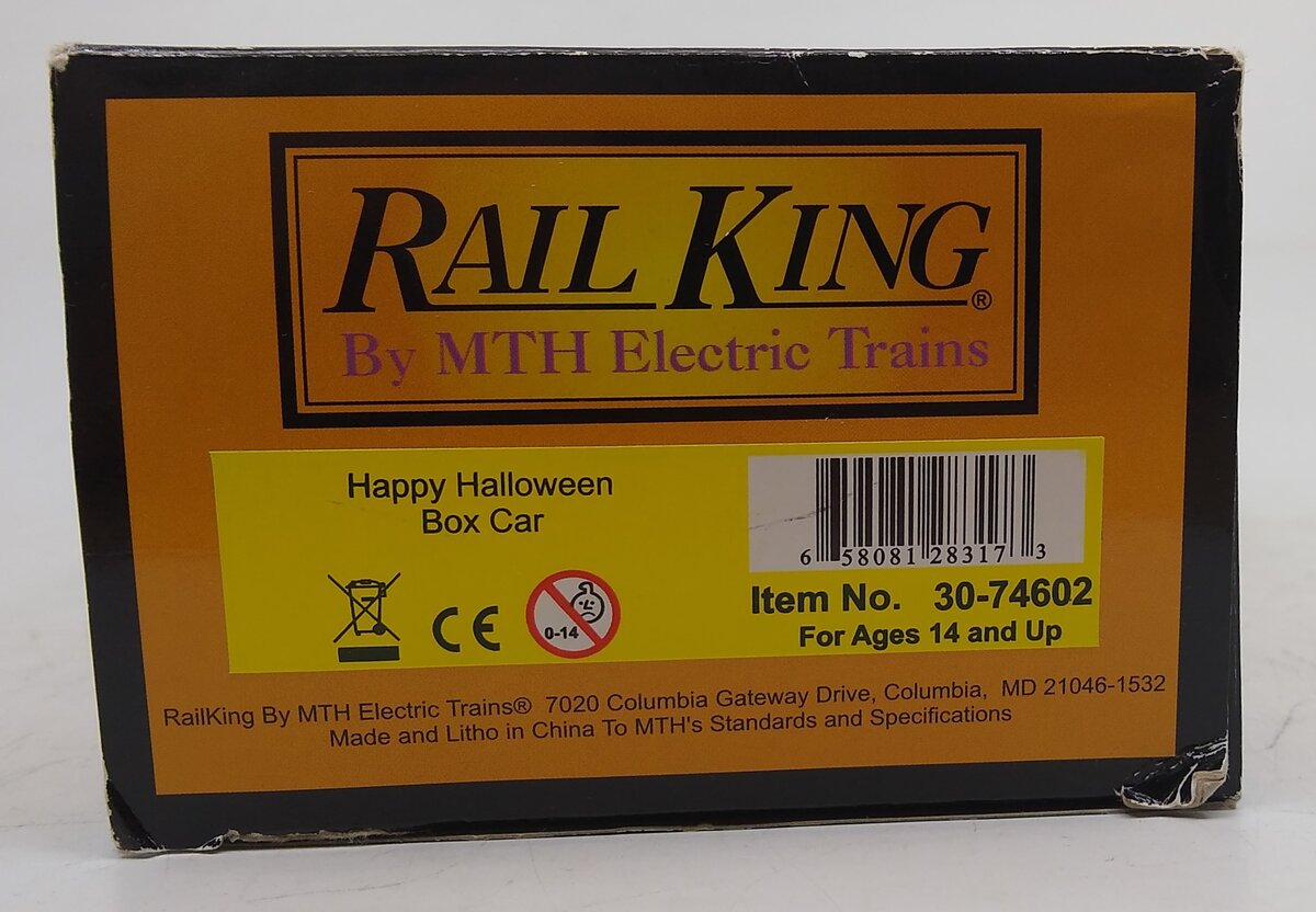 MTH 30-74602 O Gauge Happy Halloween Boxcar