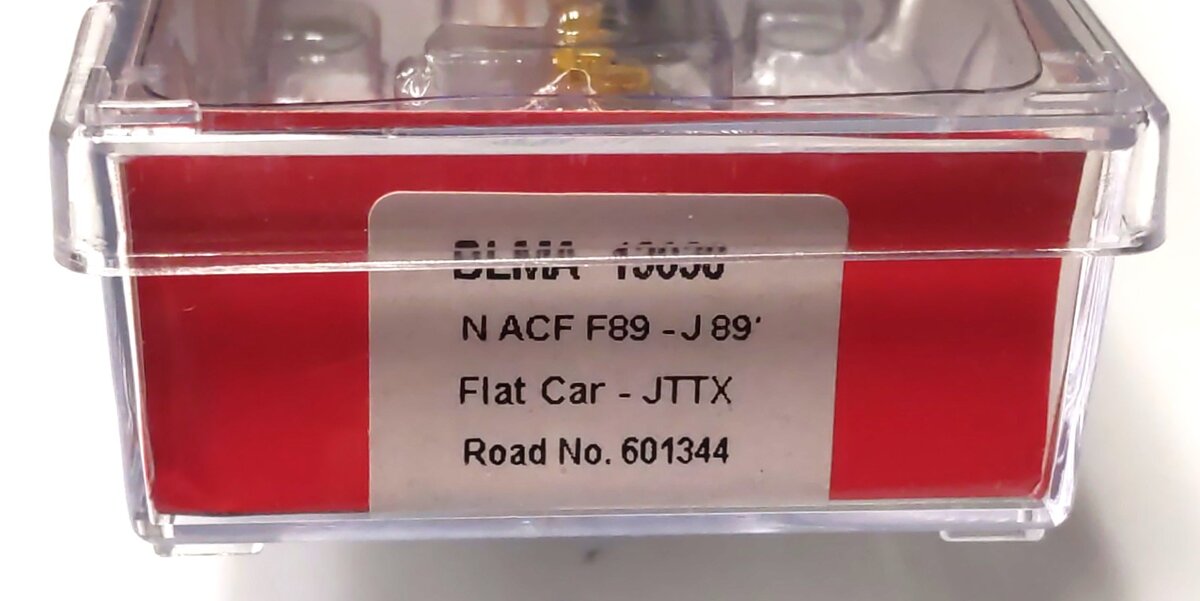 BLMA Models 13038 N Scale JTTX F89-J FlatCar #601344