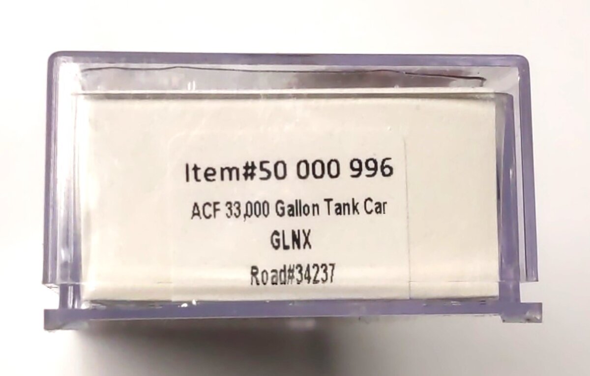 Atlas 50000996 N Scale GLNX 33K Gallon Tank #34237