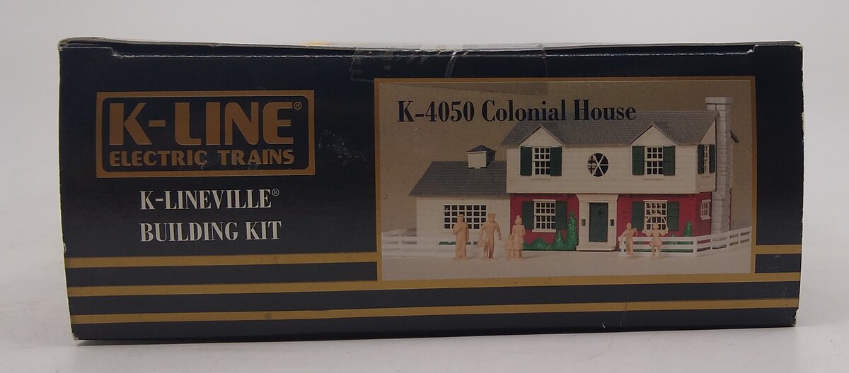 K-Line K-4050 O Colonial House Building Kit with Figures & Fence