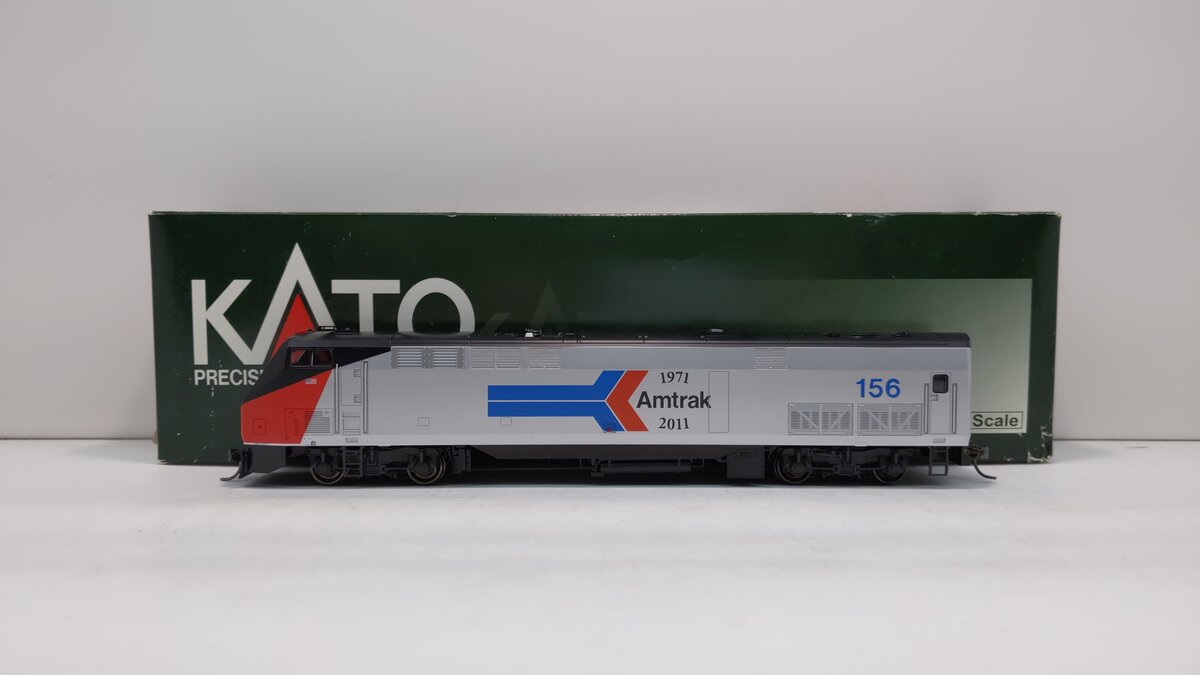 Kato 37-6104 HO Amtrak P42 Phase 1 Diesel Locomotive #156