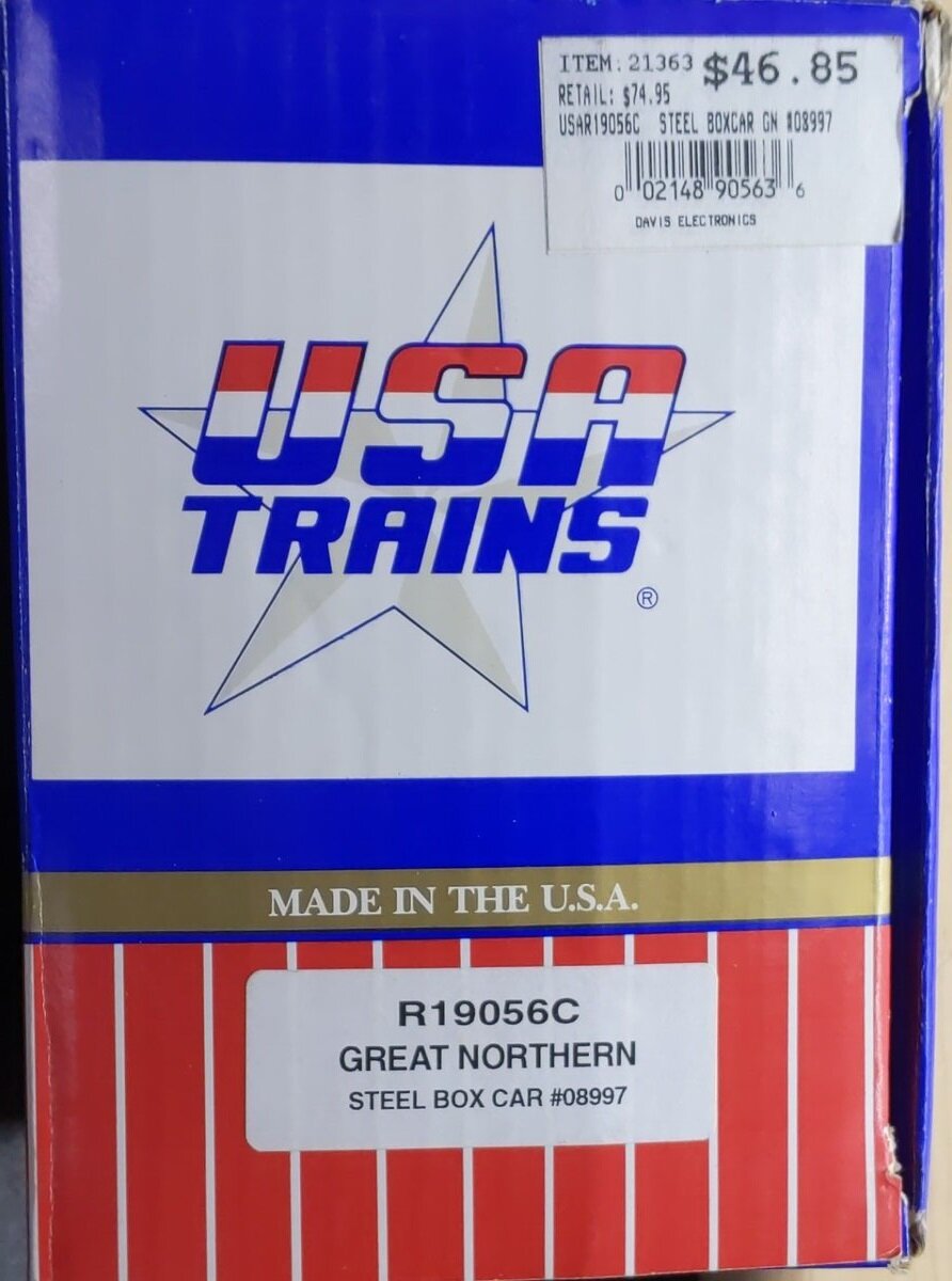 USA Trains 19056C G Great Northerm Steel Boxcar #08997