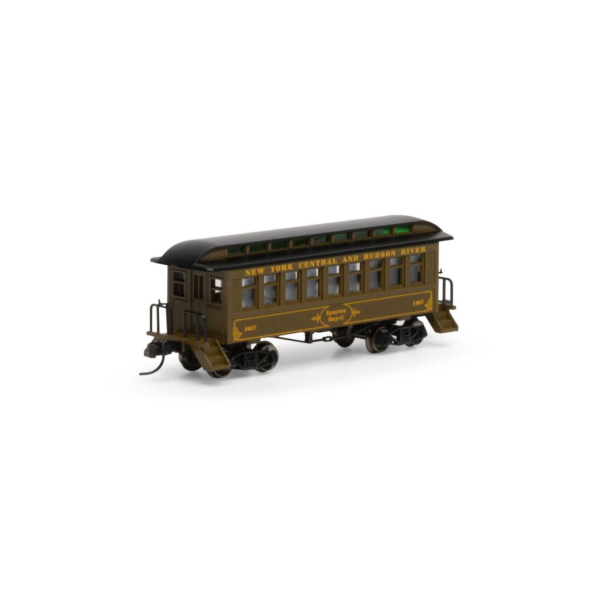 Athearn 12404 N NYC 34' Old Time Overton Passenger Car #1607