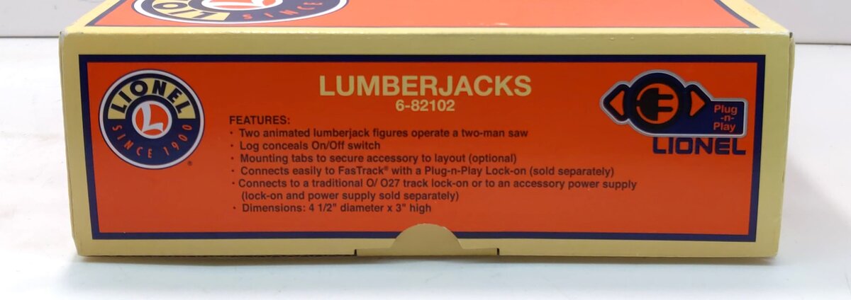 Lionel 6-82102 O Operating Lumberjacks