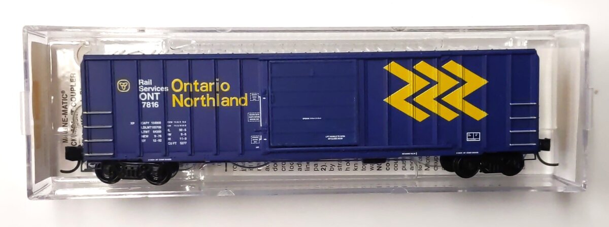 Micro-Trains 02500206 N Ontario Northland 50' Boxcar #7816