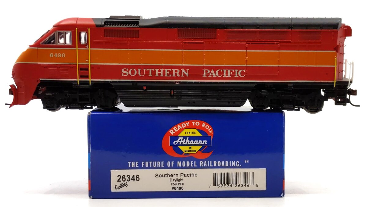 Athearn 26346 HO Southern Pacific Daylight F59PHI Diesel Locomotive #6496