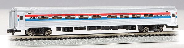 Bachmann 14157 N Scale Amtrak Phase III 85' Budd Amfleet I Coach