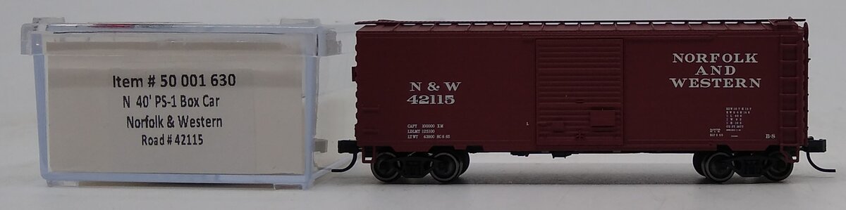 Atlas 50001630 N N&W 40' BOXCAR #42115