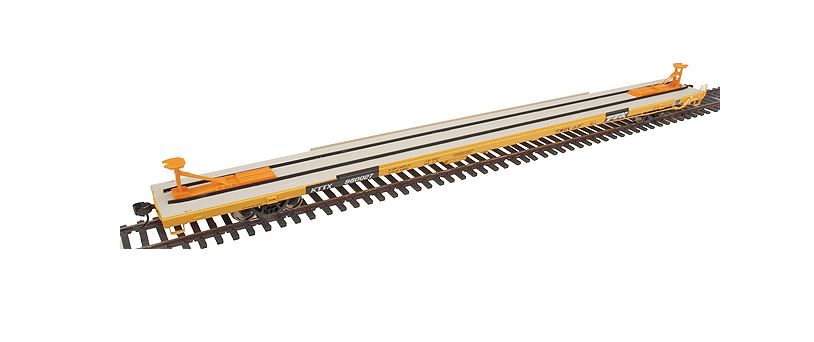 Walthers 932-40322 HO Scale KTTX (TTX) 89' Flush Deck Flat Car-Twin 45 #960027
