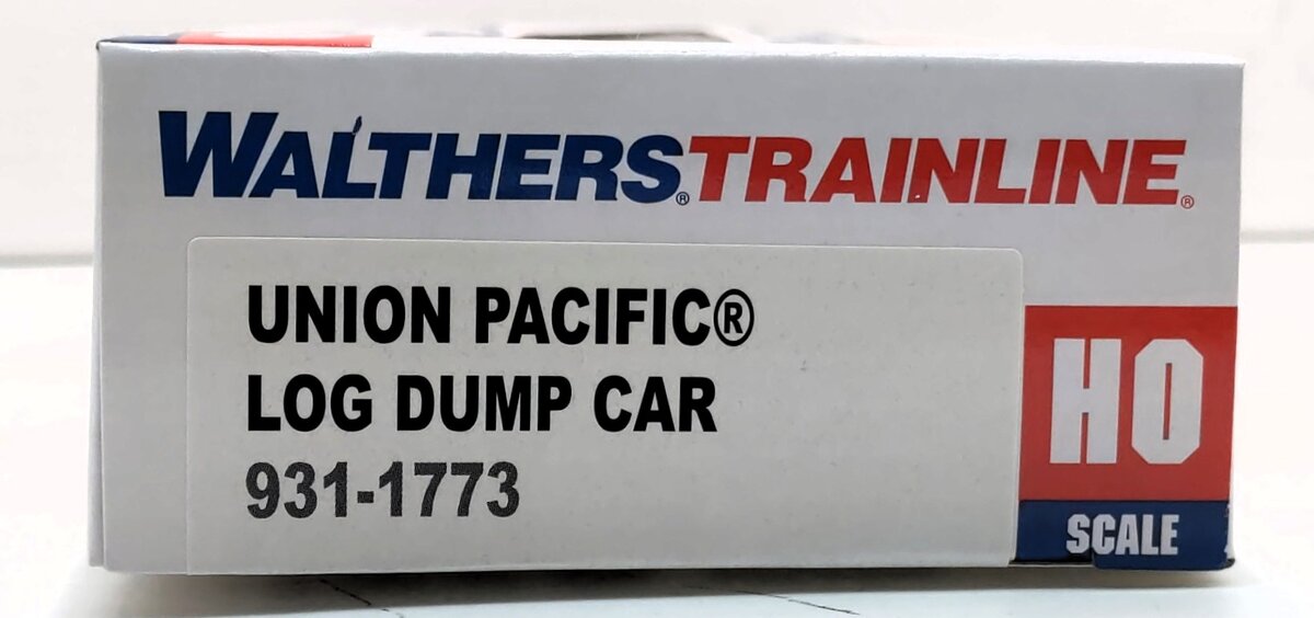 Walthers 931-1773 HO Union Pacific Log Dump Car w/3 Logs #14972