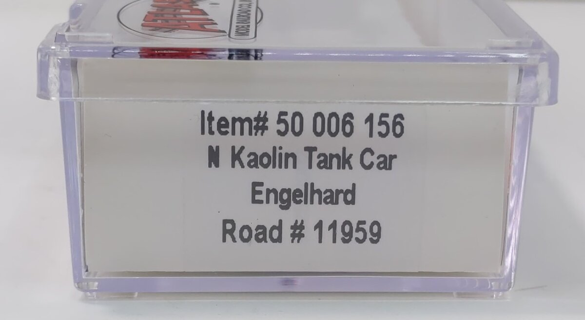 Atlas 50006156 N Engelhard Kaolin Tank Car #11959