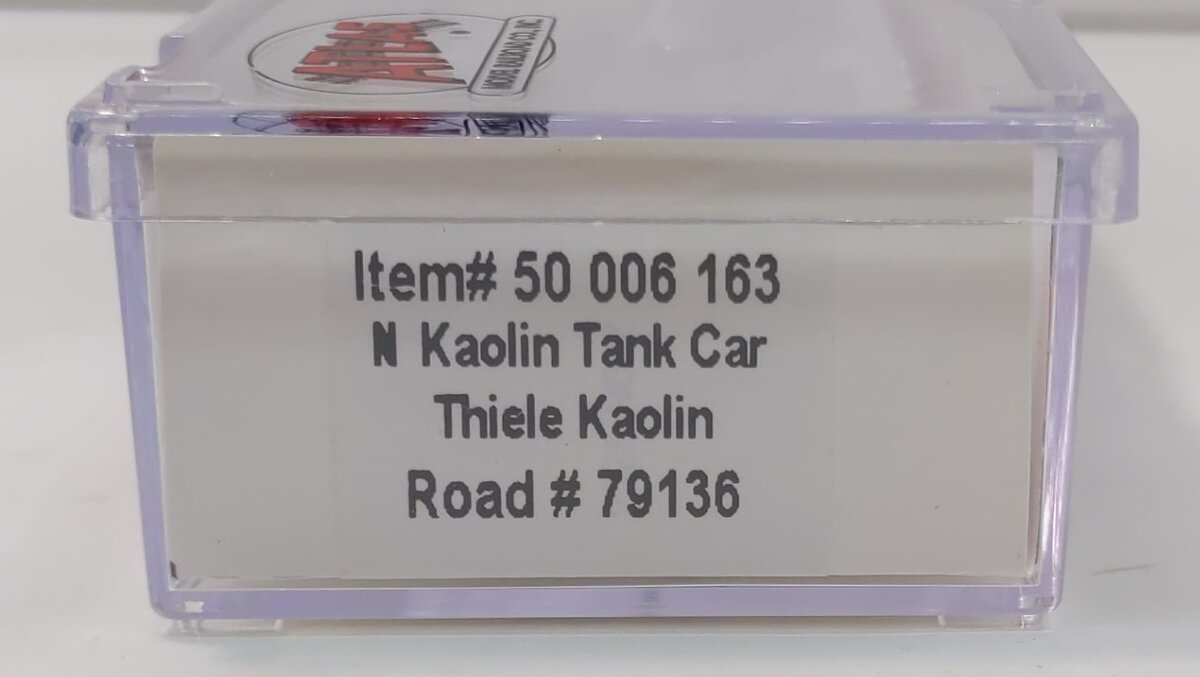 Atlas 50006163 N Thiele Kaolin Kaolin Tank Car #79136