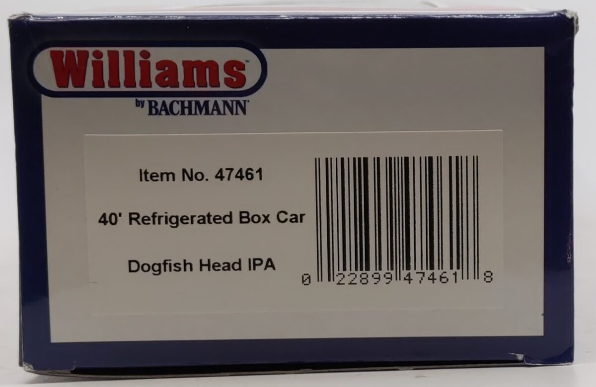 Williams 47461 O Gauge Dogfish Head IPA 40' Refrigerated Boxcar #1045