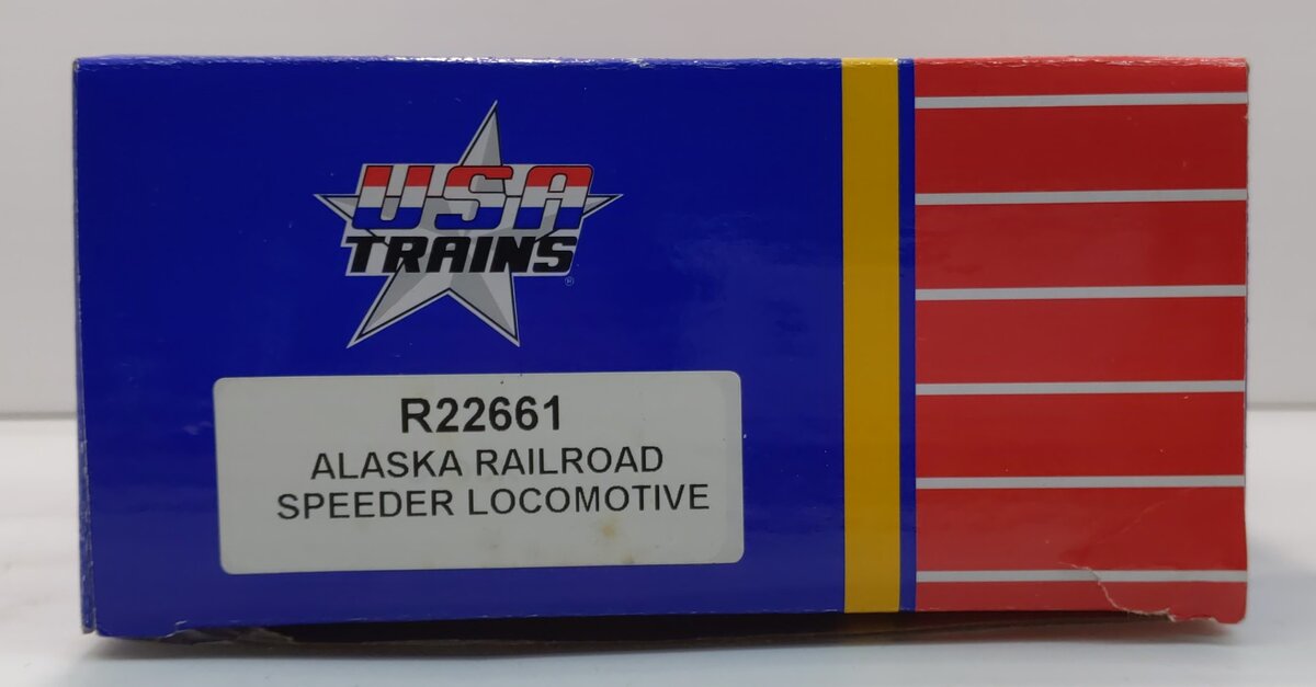 USA Trains 22661 G Alaska Railroad Speeder Track Inspection Car